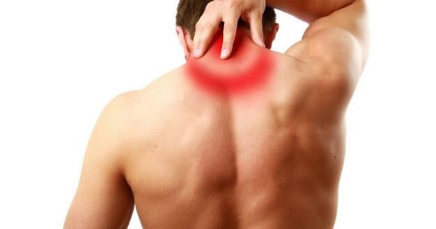 neck pain due to growths in the vertebrae